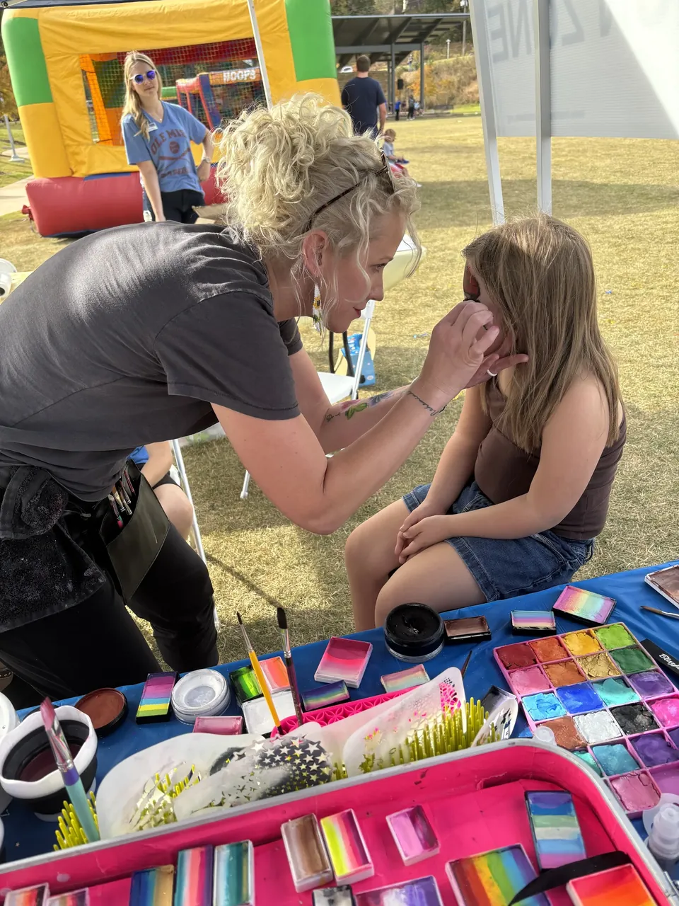 Meredith McLemore, owner of Goldilocks Facepaints